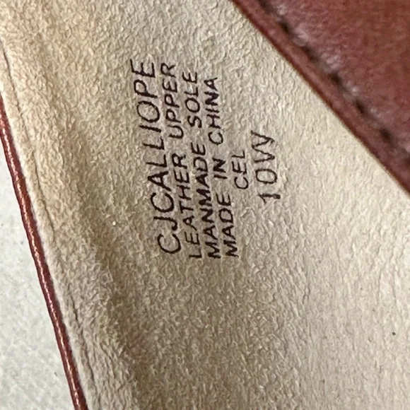 Joan & David Brown Leather Heels with Pointed Toe - Picture 4 of 10